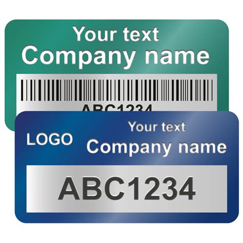 rfid on metal tags|custom metal asset tags printer.